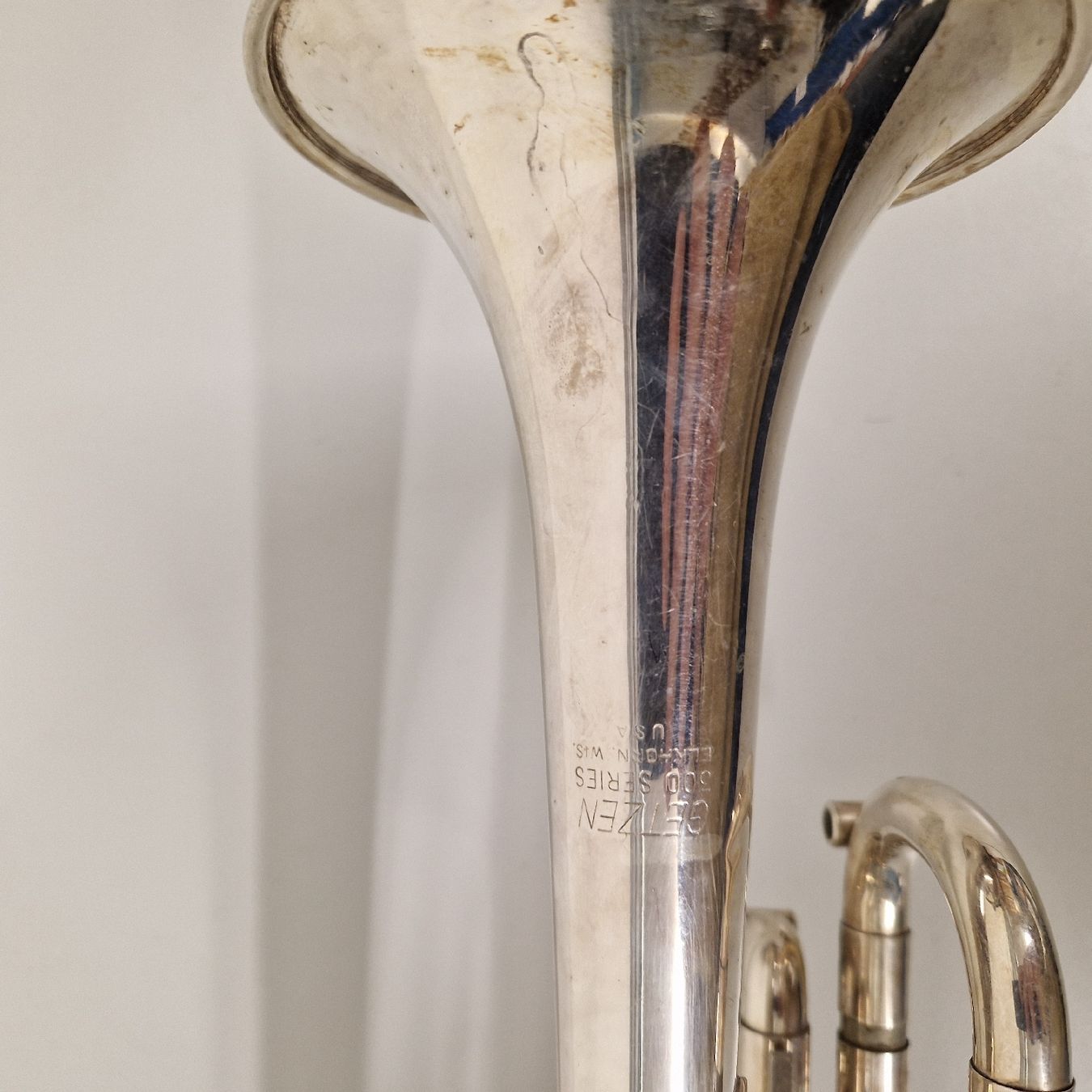 Strumenti musicali: Getzen Eterna Trompete Bb Silber mit Gebrauchsspuren – Usato da Bern venduto da latrouvaillebern 4
