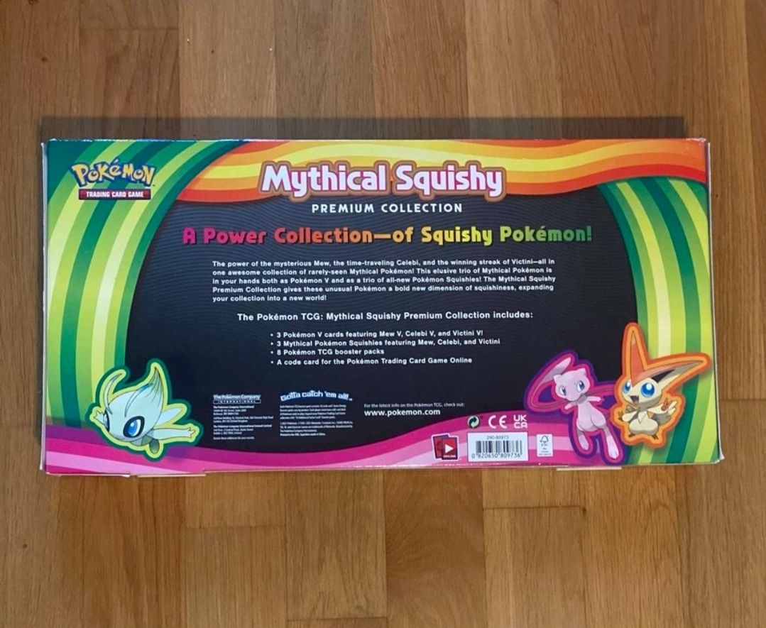 Pokémon Carte collezionabili: Pokémon Mythical Squishy Premium Collection Box – Nuovo e nell'imballaggio originale da Cudrefin venduto da Jnini12 1