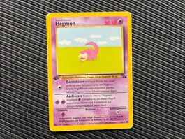 Pokemon Flegmon 1.Edition Fossil Deutsch