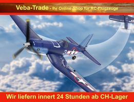 Volantex F4U Corsair, Spw. 400mm, RTF Komplett Set mit Gyro