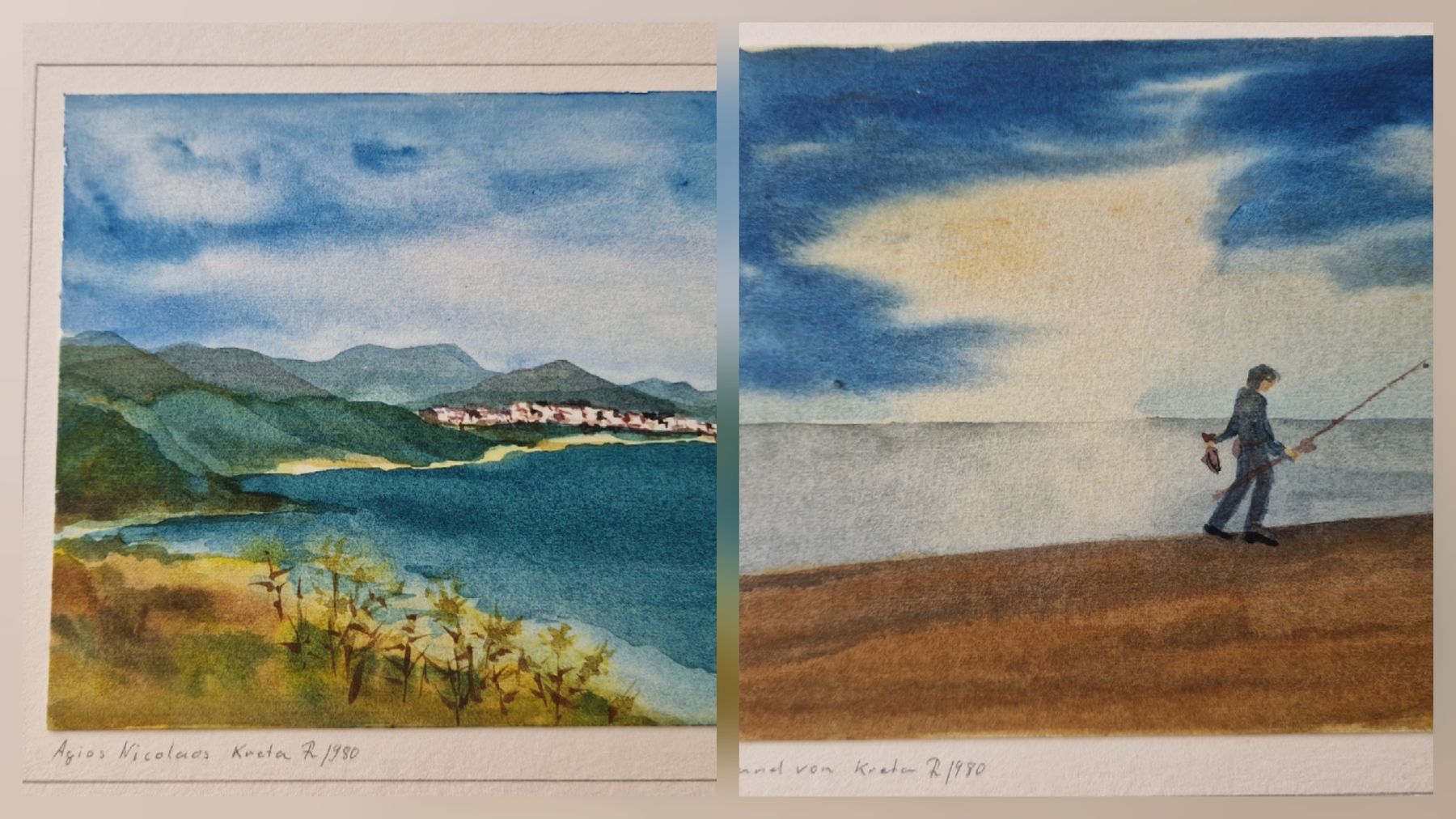 Gemälde: Mappe mit kl. Aquarellen – Gebraucht aus Wetzikon ZH von Oldieslover 1