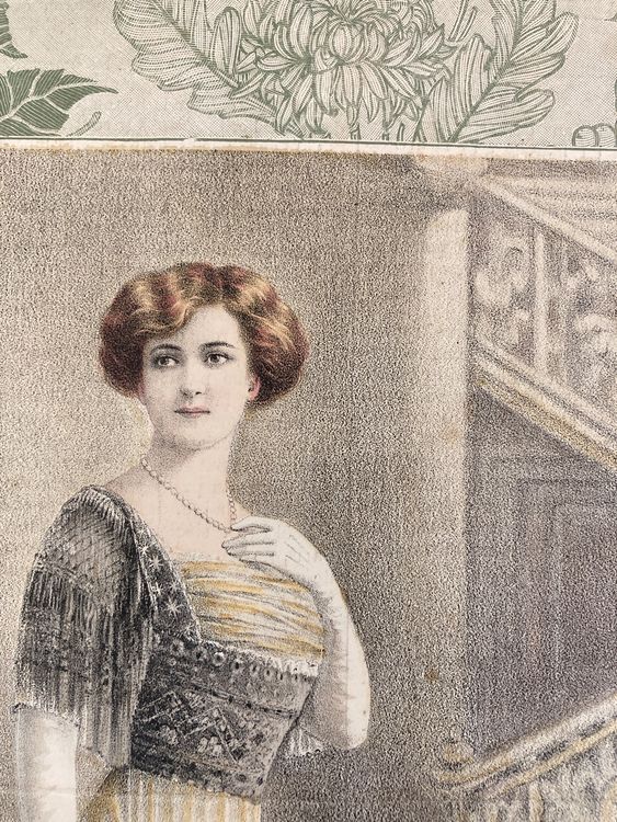 Revue Ancienne 'La Mode Illustrée' N°24 De 1909 Avec Planche Patrons - Original, Plus De 130 Ans