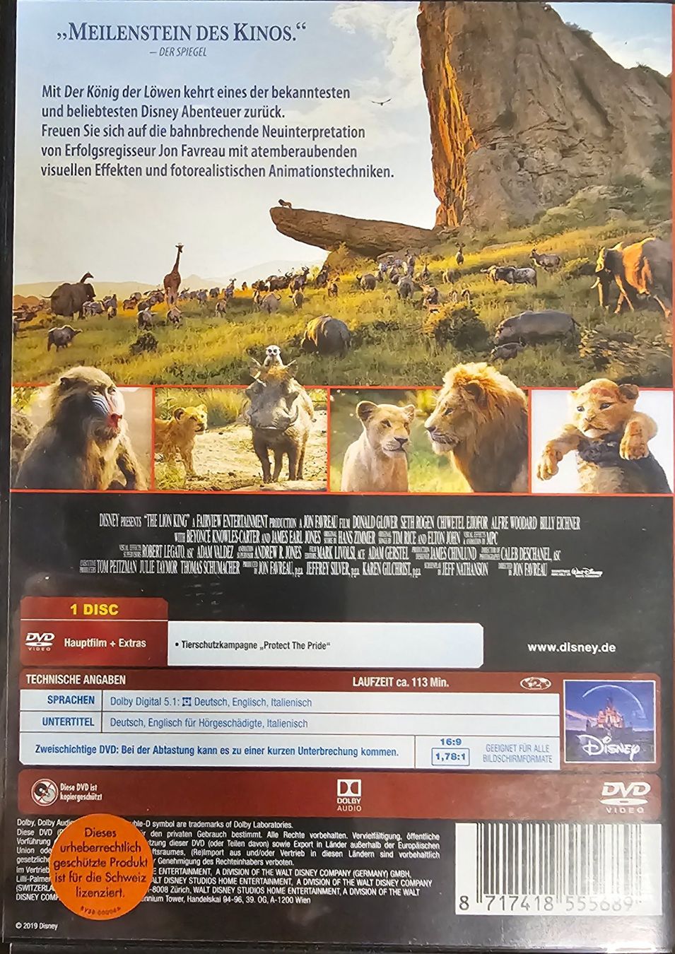 Tutti i DVDs: Der König der Löwen – Usato da Wahlen b. Laufen venduto da Cg10 1