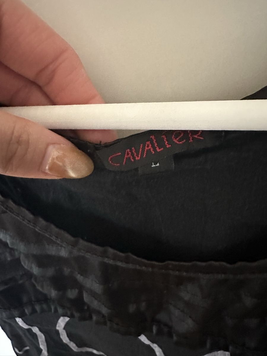 Vestiti: Schwarzes Sommerkleid mit Schleife Grösse M Cavalier – Usato da Reinach BL venduto da Alles_muss_weg00 3