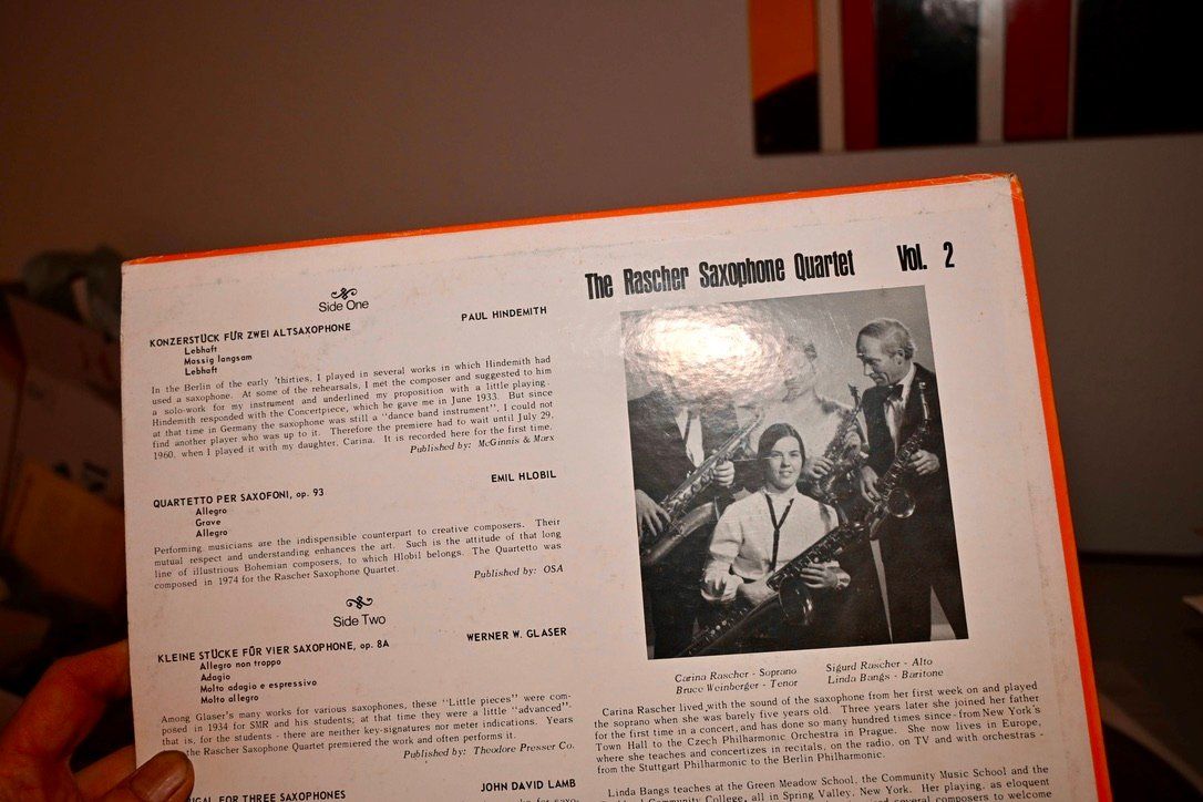 Dischi in vinile: The Rascher Saxophone Quartet - Volume Two US 75 VG+ /Mint- – Usato da Pfaffhausen venduto da mono_rec 6