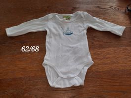 Baby Body Langarm, Gr. 62/68, U-Boot Motiv