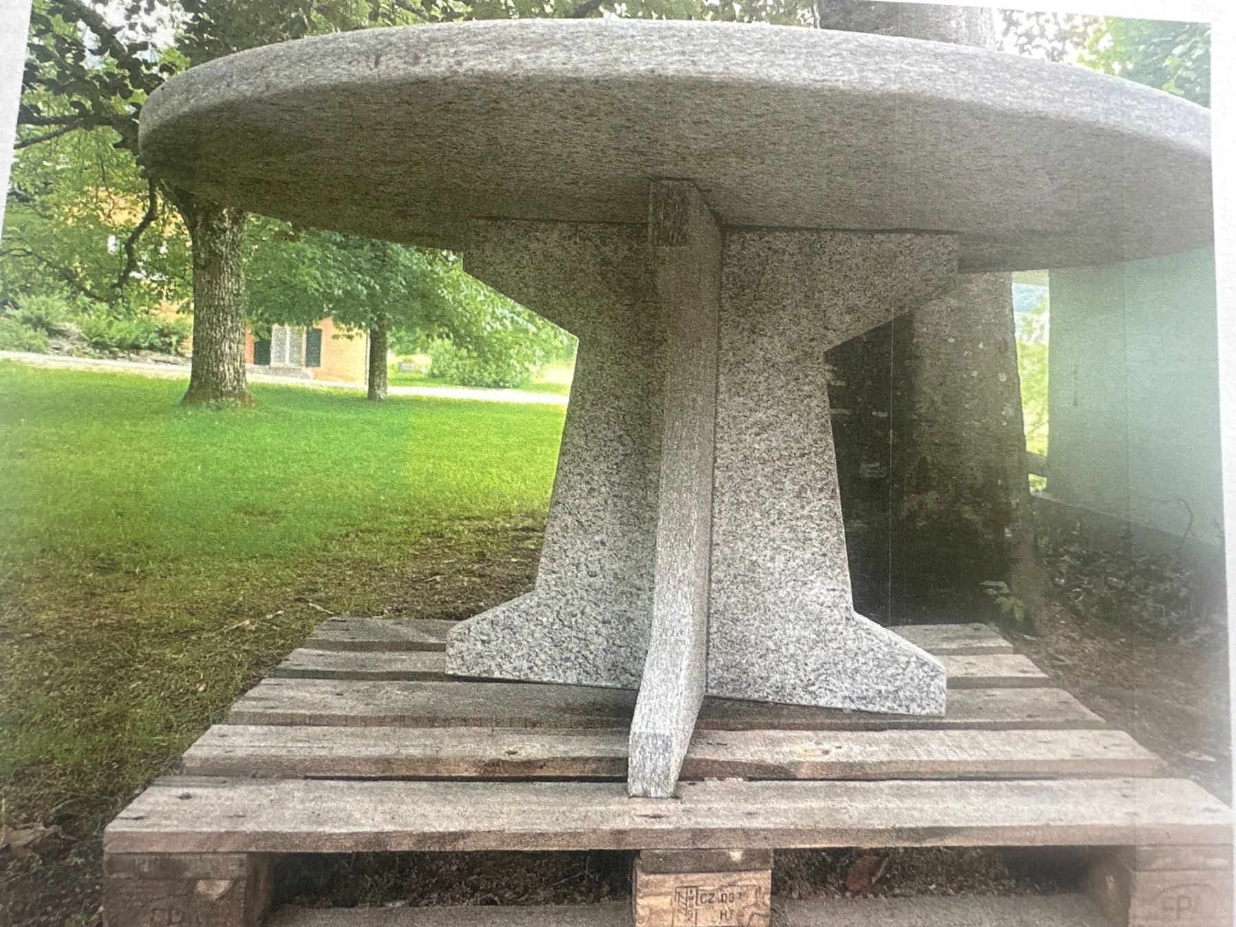 Pierres & tuiles: Granit Gartentischgarnitur – D'occasion à Sils im Domleschg par ham1944 2