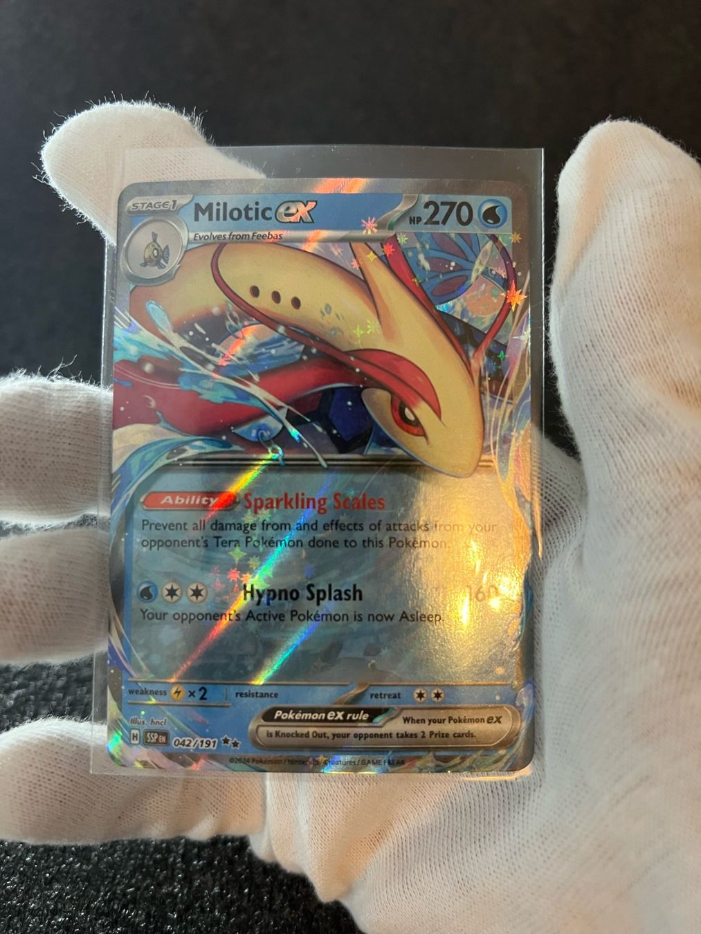 Pokémon Carte collezionabili: Pokémon Surging Sparks - Milotic ex 042/191 – Nuovo (secondo la descrizione) da Birmensdorf ZH venduto da Swiss-_-Collector