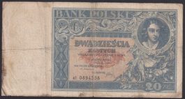 Polen 20 Zlotych 1931