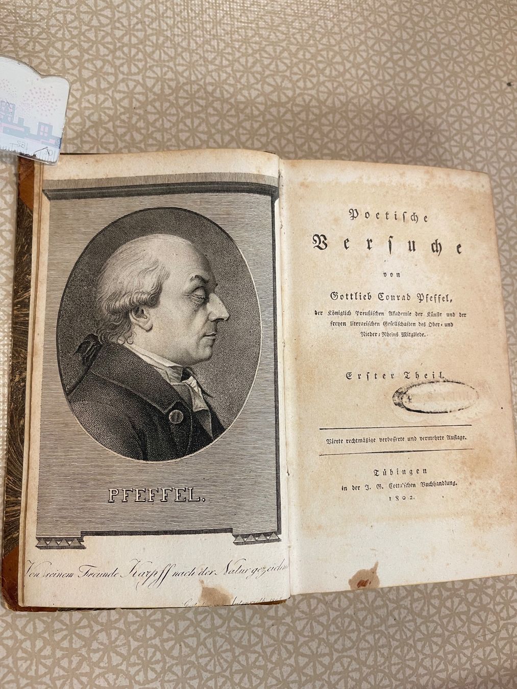 Bücher: Buch - Pfeffel's Poetische Versuche 1 – Gebraucht aus Urnäsch von pas_5r9c 3
