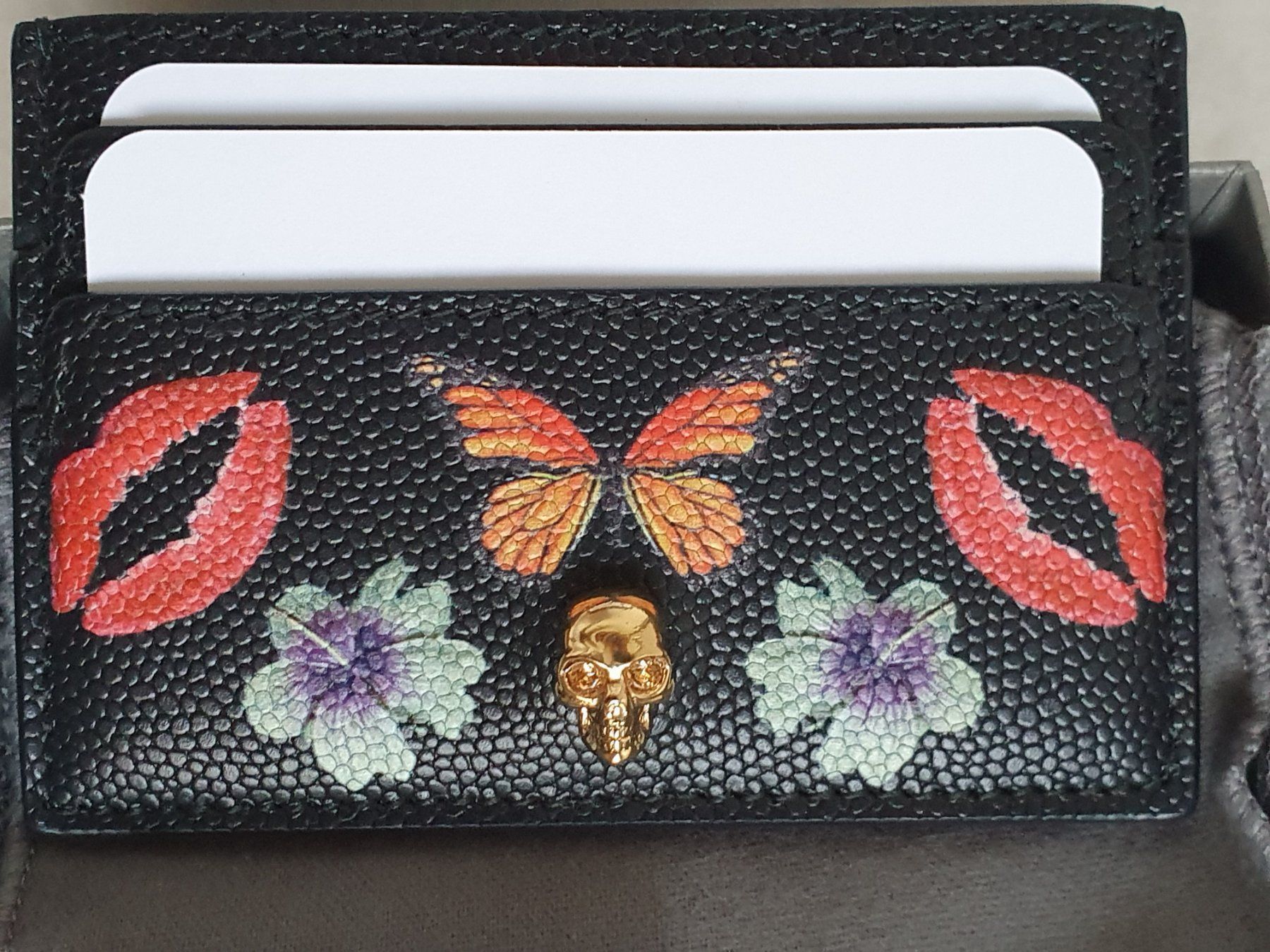 Alexander Mcqueen Portafogli: Alexander McQueen Kartenhalter Cardholder Skull Schädel – Nuovo (secondo la descrizione) da Wängi venduto da Pambola 5
