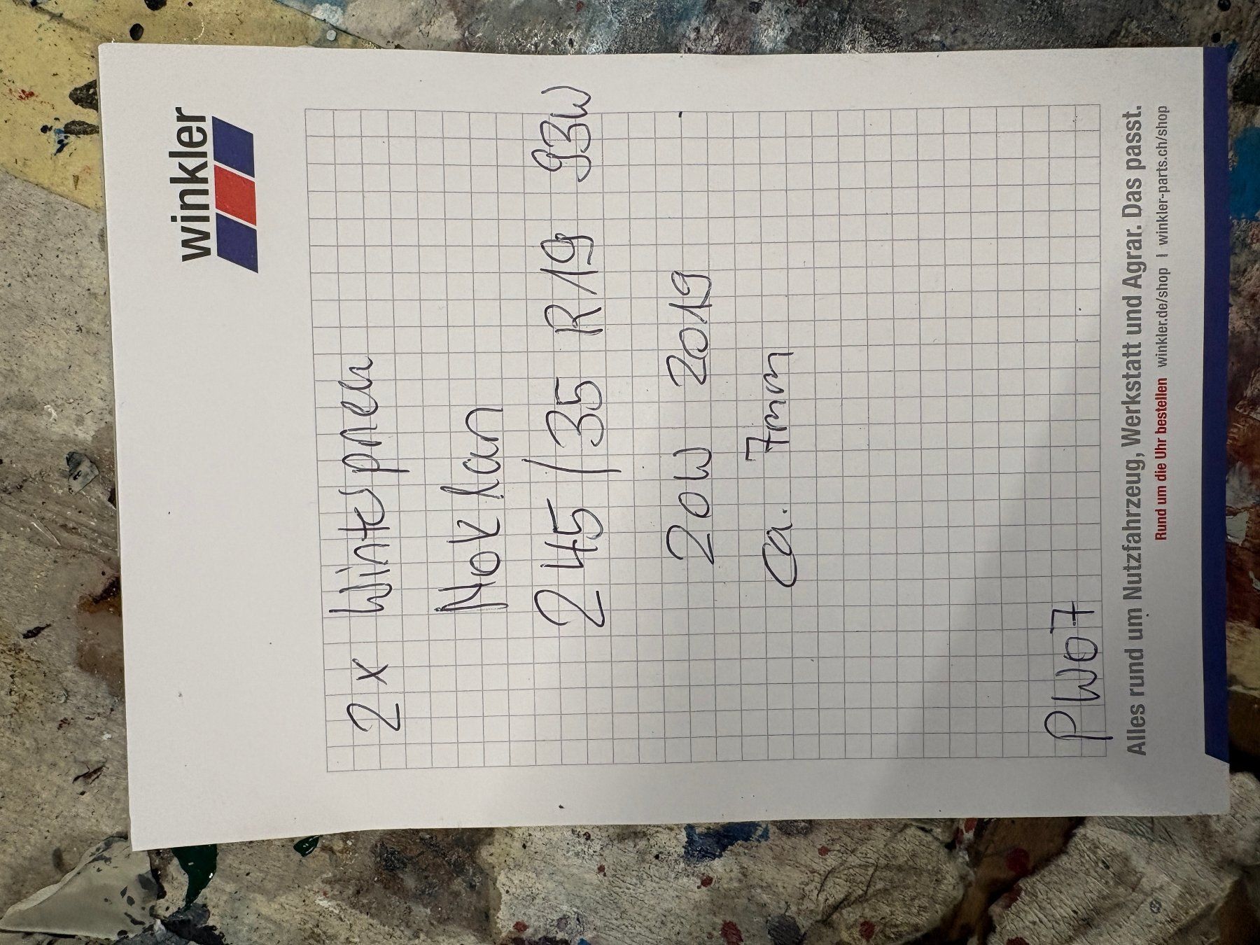 Pneumatici & Ruote complete: Winterreifen 245/35 R19 – Usato da Kaltbrunn venduto da Steoli74 2
