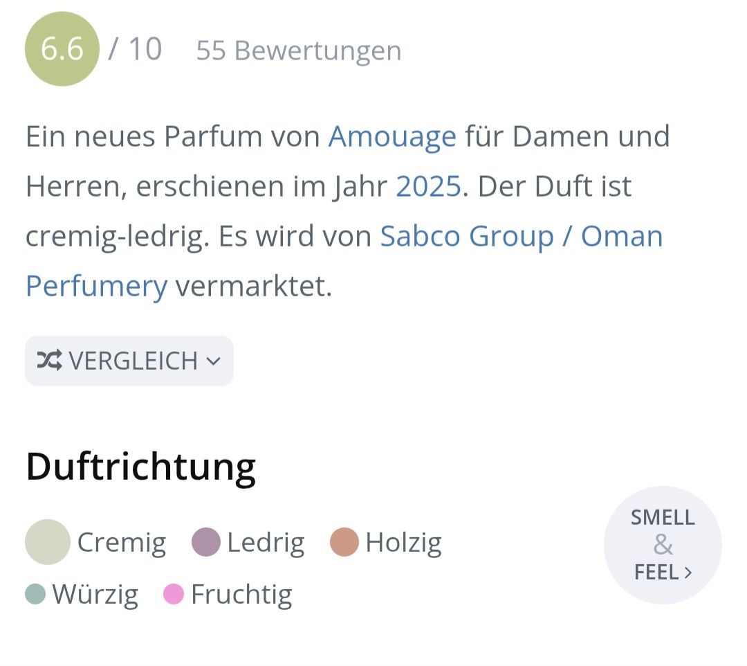 Amouage Parfum & Eau de Toilette: 5 ml LINE 618 AMOUAGE ABFÜLLUNG – Neu (gemäss Beschreibung) aus St. Gallen von CaliSunshine 3