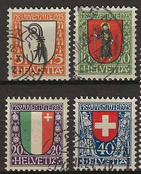 Alle Briefmarken: PJ023 - Pro Juventute 1923 obl. – Gebraucht aus Trélex von Phil_Albert