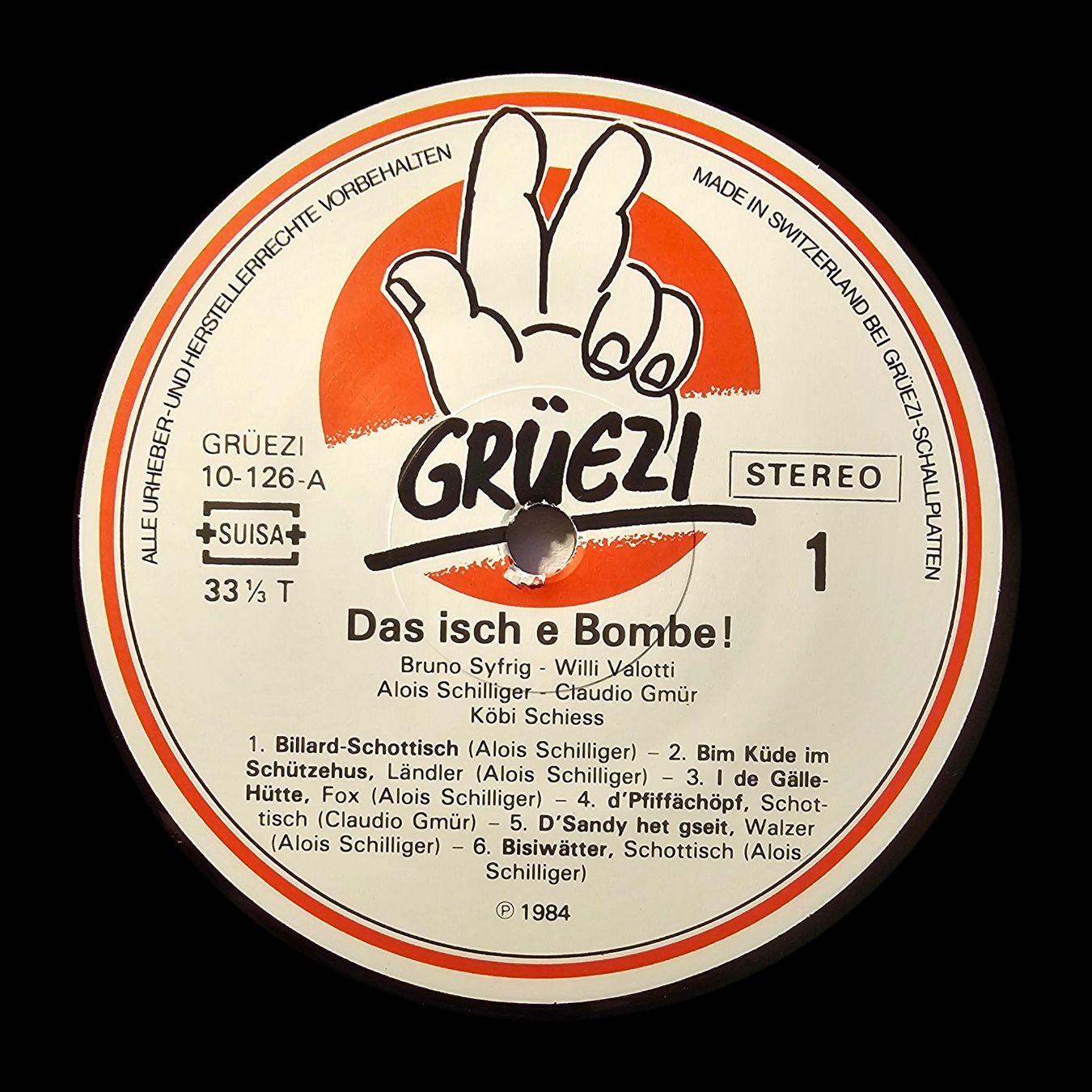 Schallplatten: Bruno Syfrig, Willi Valotti... - Das Isch E Bombe – Gebraucht aus Wahlen b. Laufen von Cg10 3