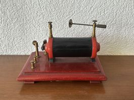 Antike Funkeninduktor / Ruhmkorff-Apparat, Rarität!