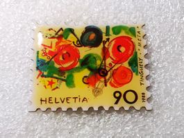 Ansteckpin 73: Pro Juventute Briefmarke Helvetia
