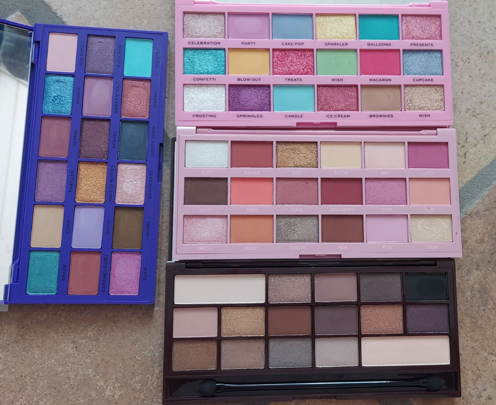 Make-up: 4x I ❤️ Revolution Lidschattenpaletten – Usato da Läufelfingen venduto da Rubine 1