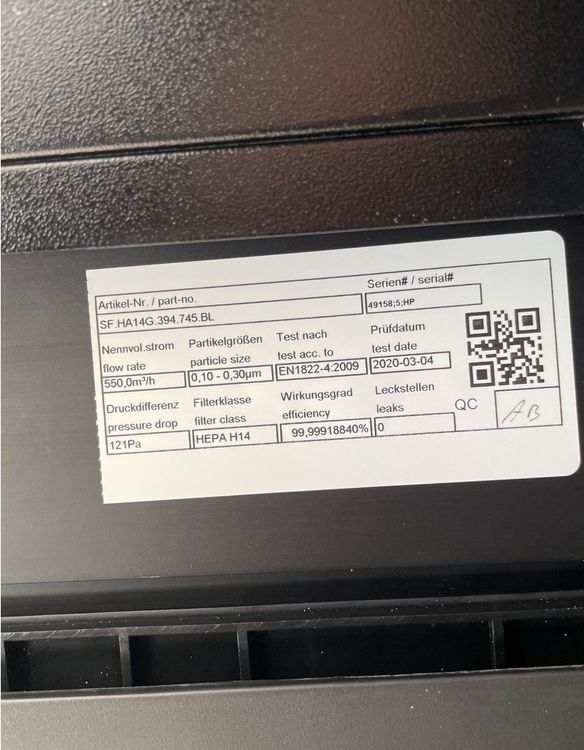 Medizinische Geräte: Laminar-Flow-Hauben – Neu (gemäss Beschreibung) aus Dulliken von Metal_Discharge 1