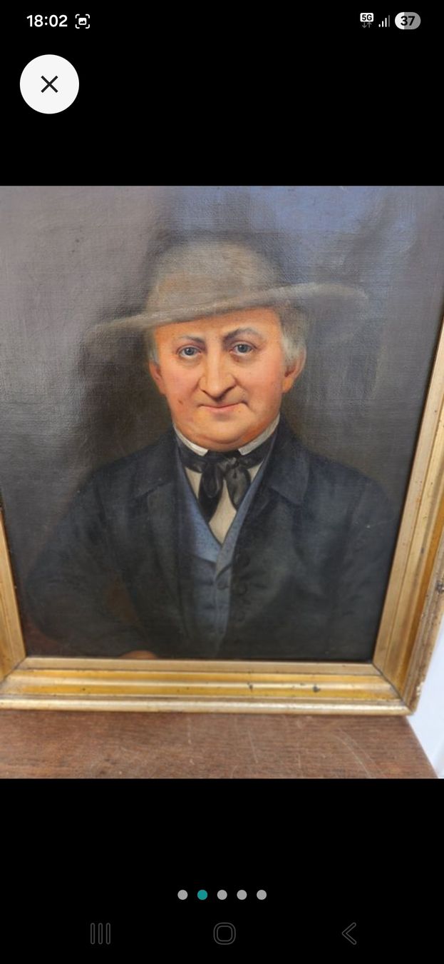 Dipinti: SEHR ALTES OELBILD .... PORTRAIT ... GEM. BILDER ... – Usato da Zürich venduto da Antiquedealer 1