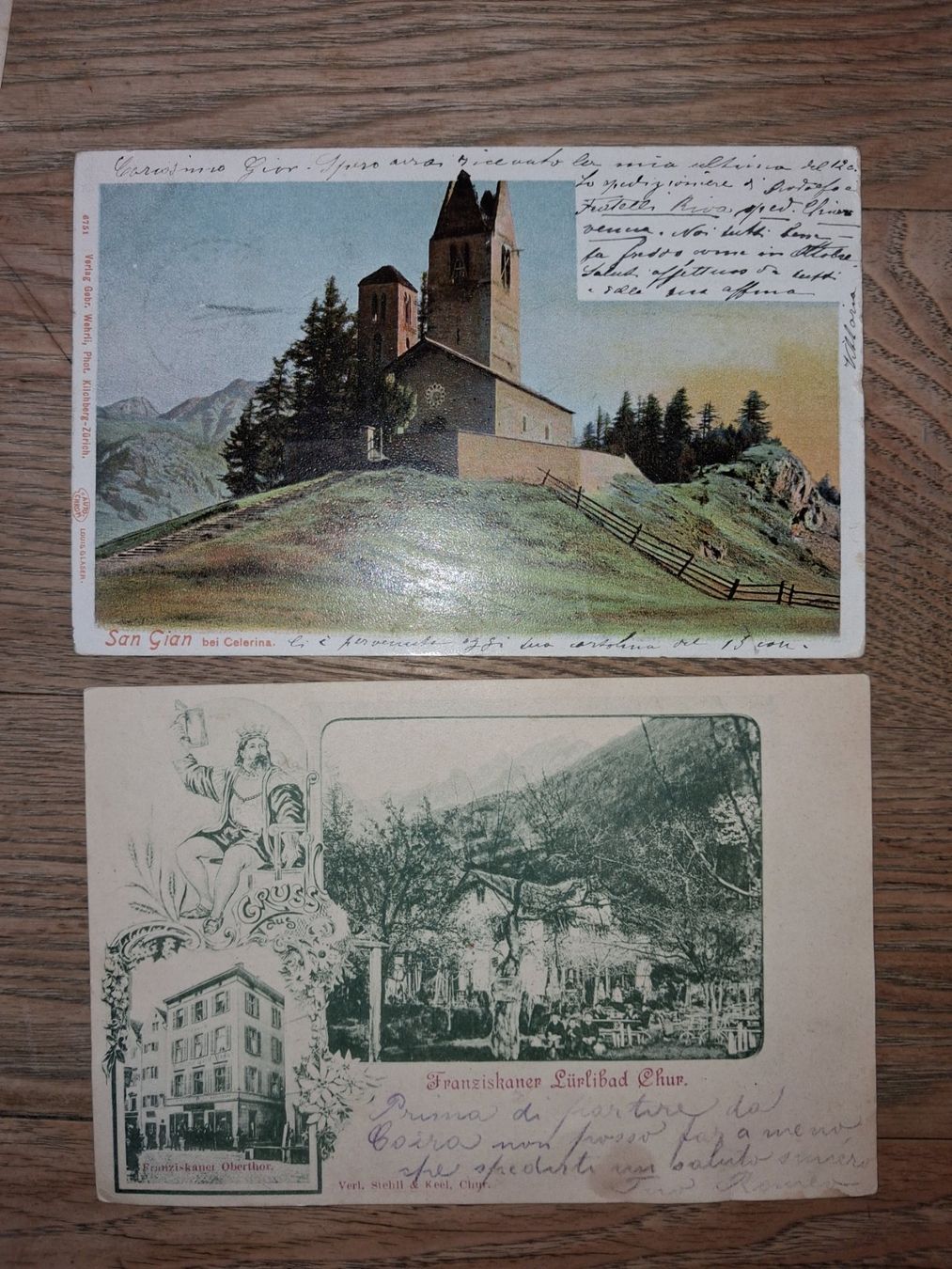 Cartoline postali: 6 alte Ansichtskarten Graubünden Schweiz  dachbodenfund – Usato da Welschenrohr venduto da Regool 6