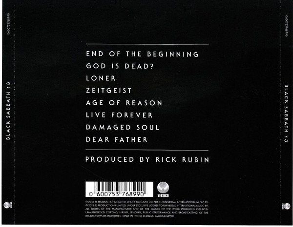 CD: Black Sabbath – 13 – Usato da Brittnau venduto da Zibu 3