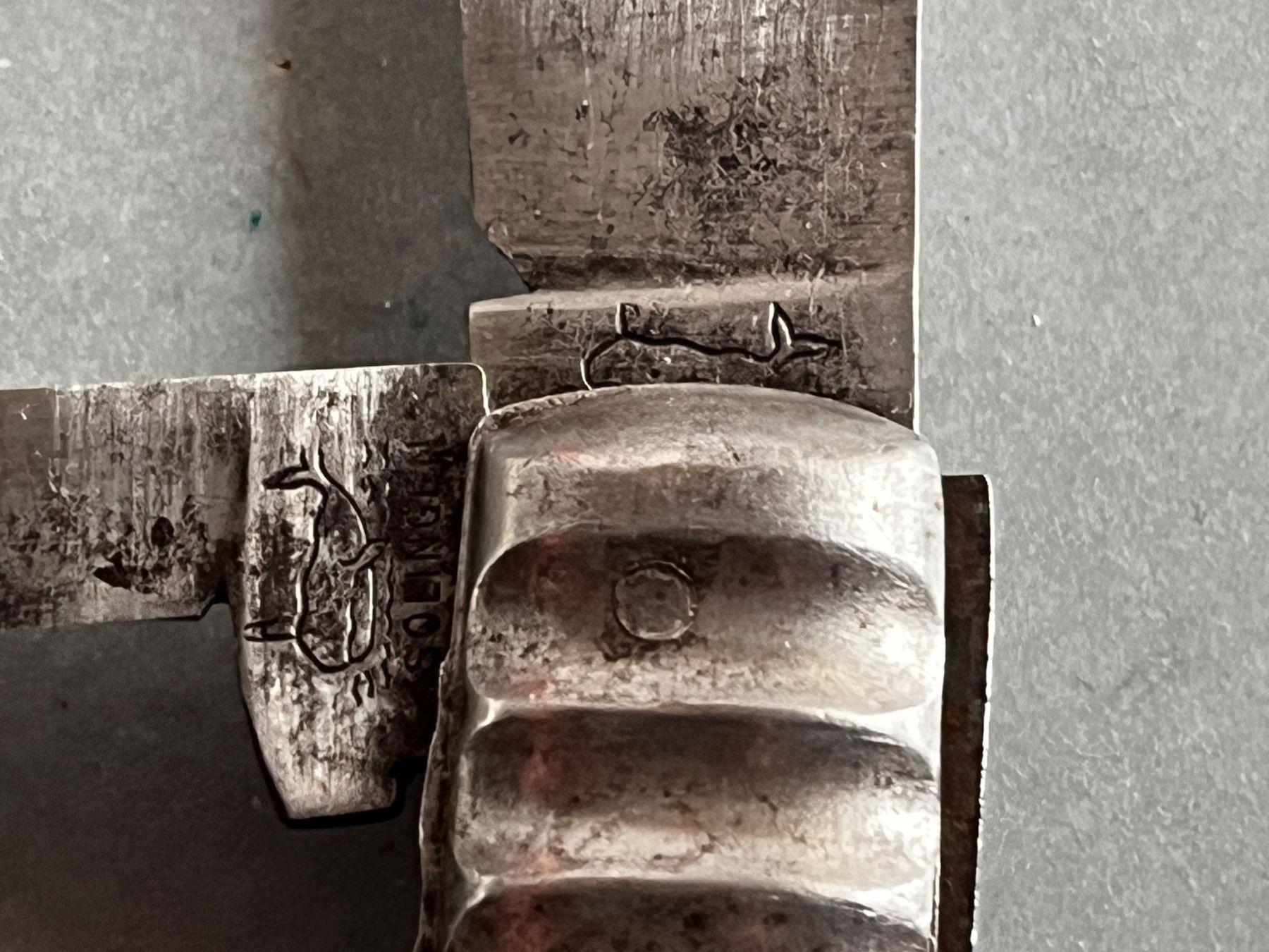 Solingen Coltelli tascabile: Sackmesser 110 mm Hirschhorn - selten – Usato da Zürich venduto da FV.vintage 4