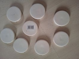 8 Keramik Ornamente, D: 6 cm, Dicke 10 mm