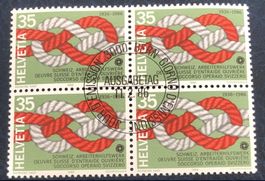 4 er Block Nr.720 mit Vollstempel Bern