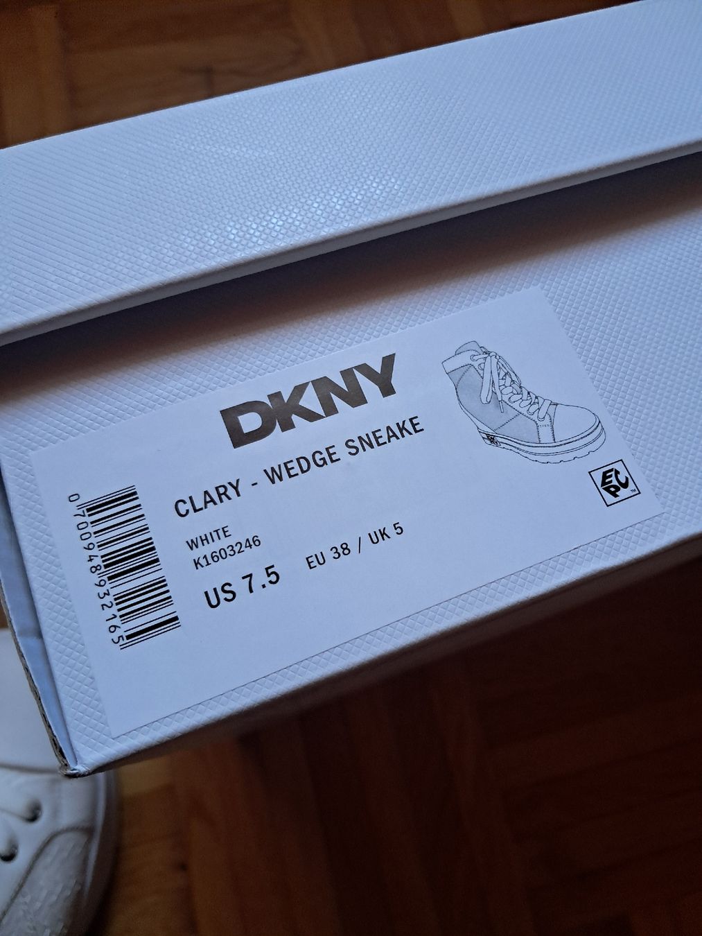 DKNY Scarpe da donna: DKNY Keilabsatz Snaeker 38 – Usato da Kefikon TG venduto da theratpack20 6