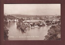 GENEVE - Jonction Rhône et Arve - 1917