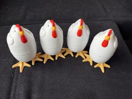 4x Eierkocher Huhn Form Frühstücksei perfekt für Ostern