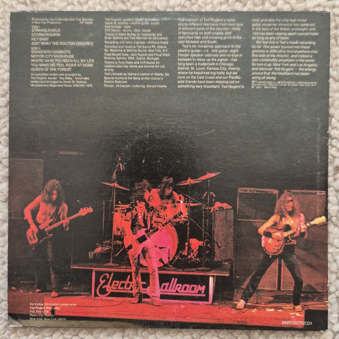 CD: TED NUGENT - same – Usato da Therwil venduto da Rubo26 1