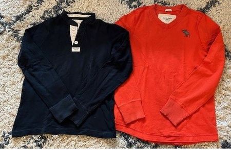 Abercrombie & Fitch : lot 2 pulls M/L