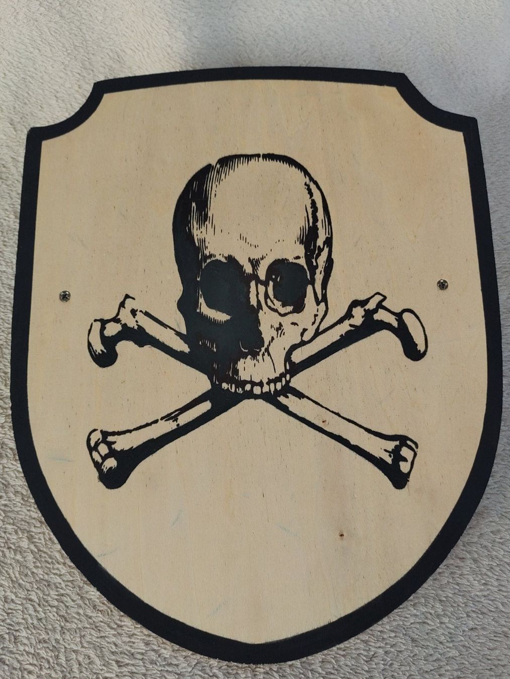 Spielzeuge: Piratenschild aus Holz – Gebraucht aus Strengelbach von Phorensic_30 5