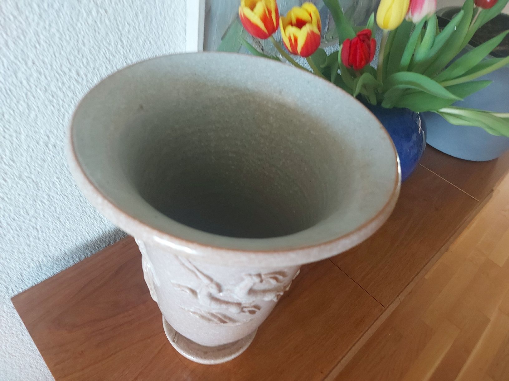 Vasi & Recipienti: Grosse Art Deco Vase mit Relief gemarkt MK – Usato da Ostermundigen venduto da son_vd9k 5