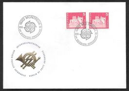 Sonderbrief S. 745 CEPT 6 Session Ordin. Montreux 20.8.1970