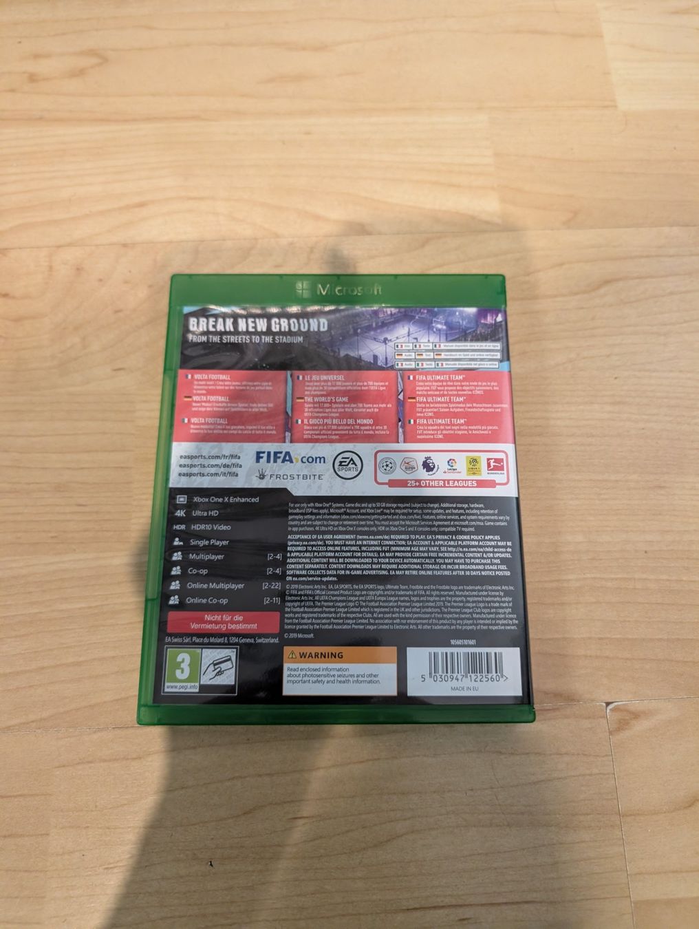 Giochi: Fifa 20 Microsoft Xbox one/series x – Usato da Giubiasco venduto da Ticinerd 1
