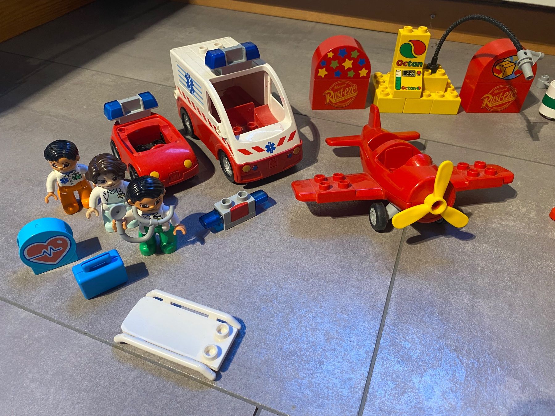 Lego Giocattoli: Duplo Baustelle und Notarzt – Usato da Mastrils venduto da scipio753 1
