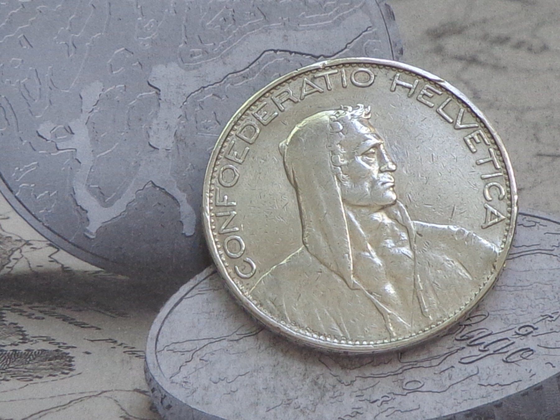Tutti le monete: 5 Fr. 1925 B - Belle pièce – Usato da Pully venduto da UCA01 1