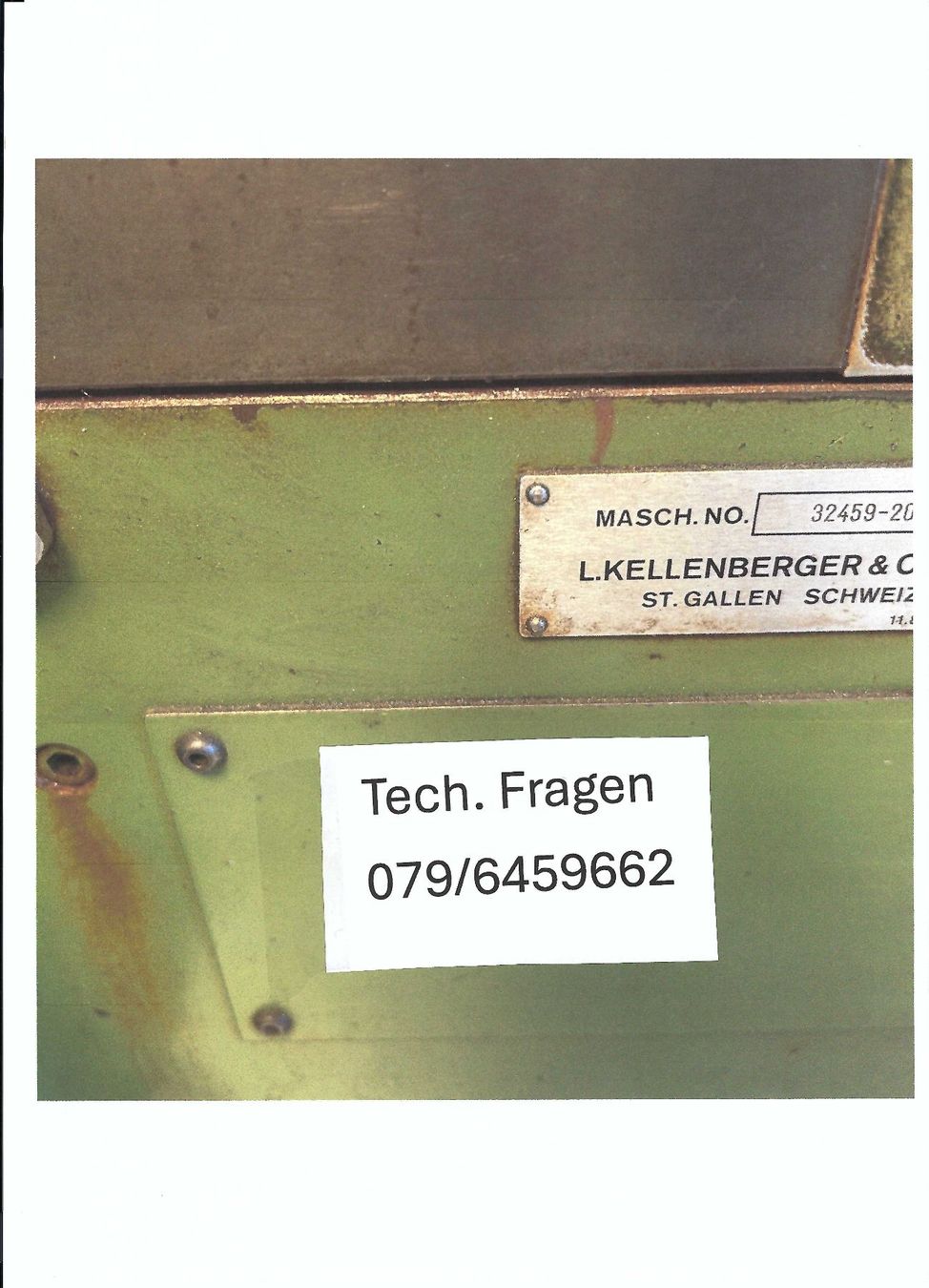 Tutte le macchine: KELLENBERGER U 600 Rundschleifmaschine – Usato da Münchenstein venduto da fransch 8