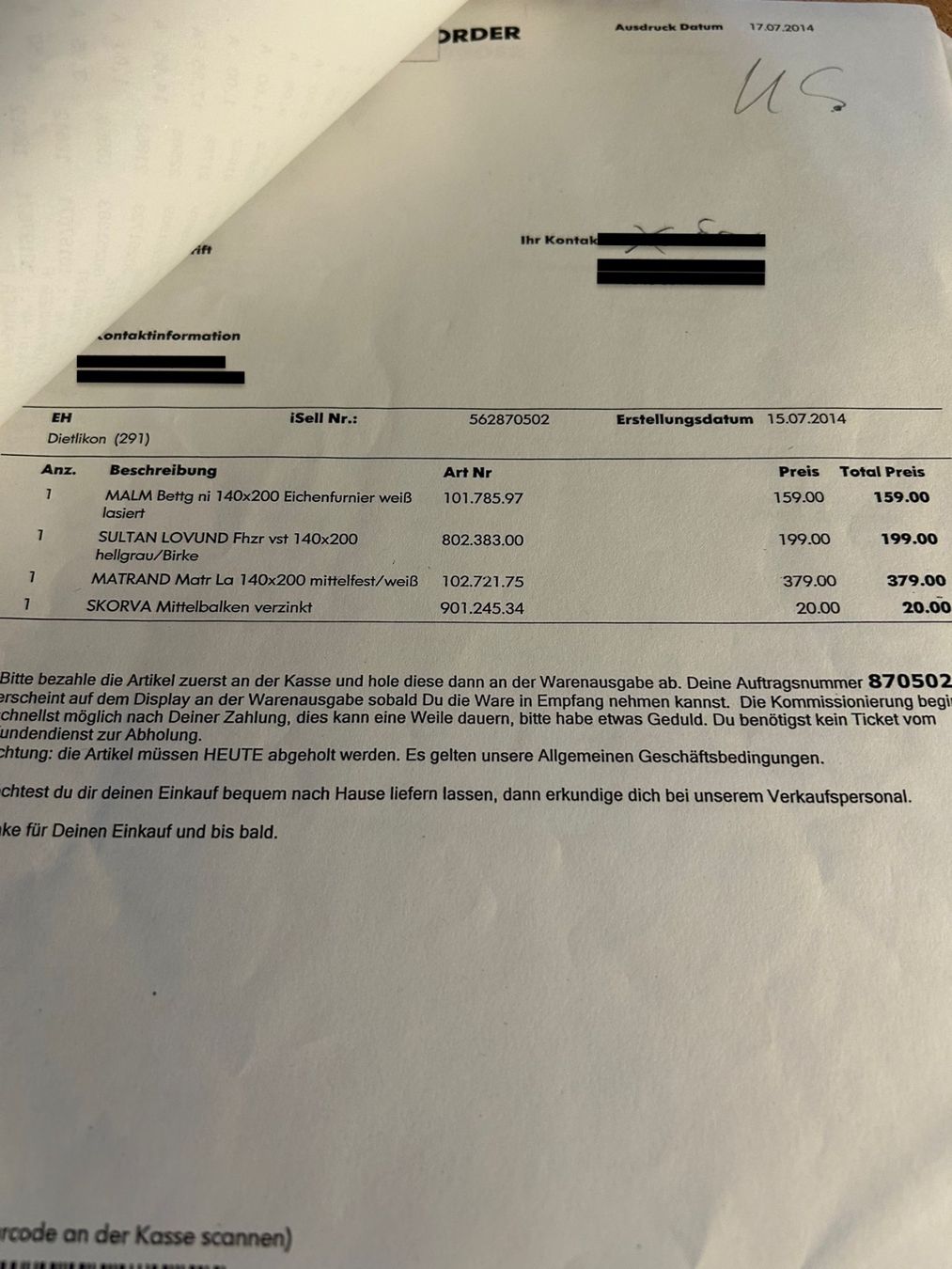 Ikea Reti a doghe: IKEA "SULTAN LOVUND" Lattenrost - gebraucht – Usato da Uetikon am See venduto da Seov 1