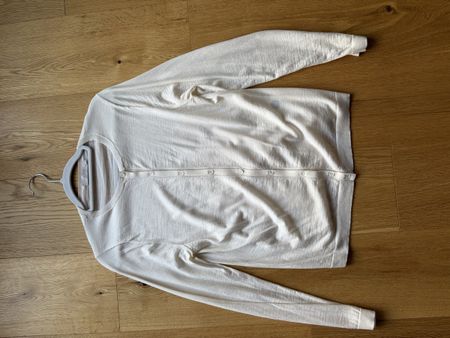 Paul Kehl Cardigan Wollweiss Grösse L Top!