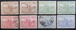 Portugal Kat. 378-381 */gest. 1925