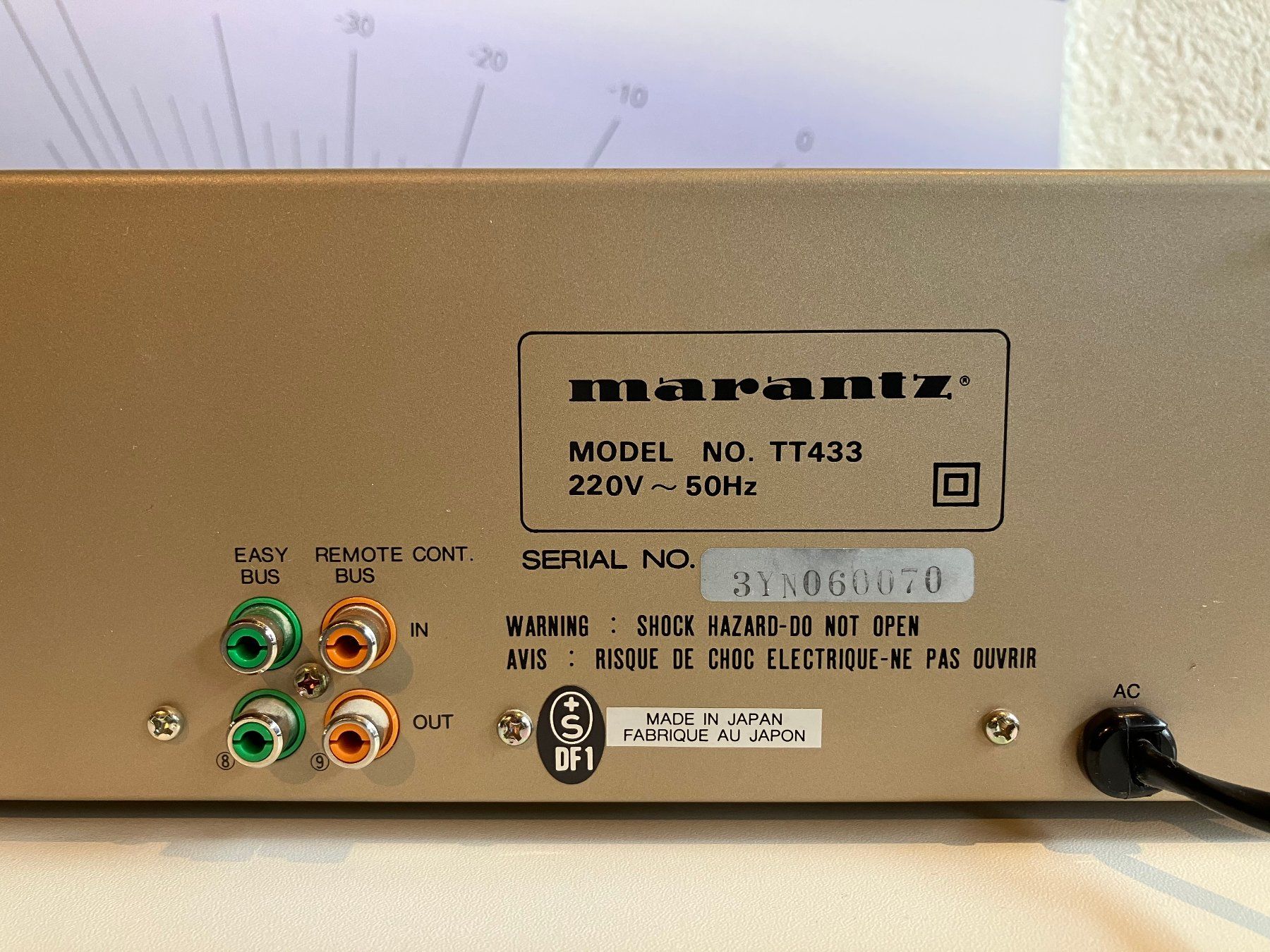 Marantz Giradischi: MARANTZ TT433 platine tourne-disque – Usato da Delley venduto da ogringo77 2