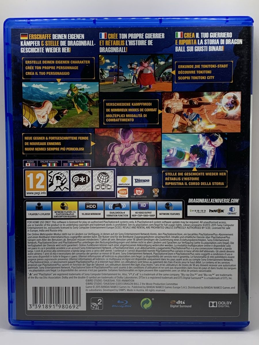 Sony Giochi: Dragon Ball Xenoverse XV - PS4 – Usato da Ostermundigen venduto da RG-Collector 1