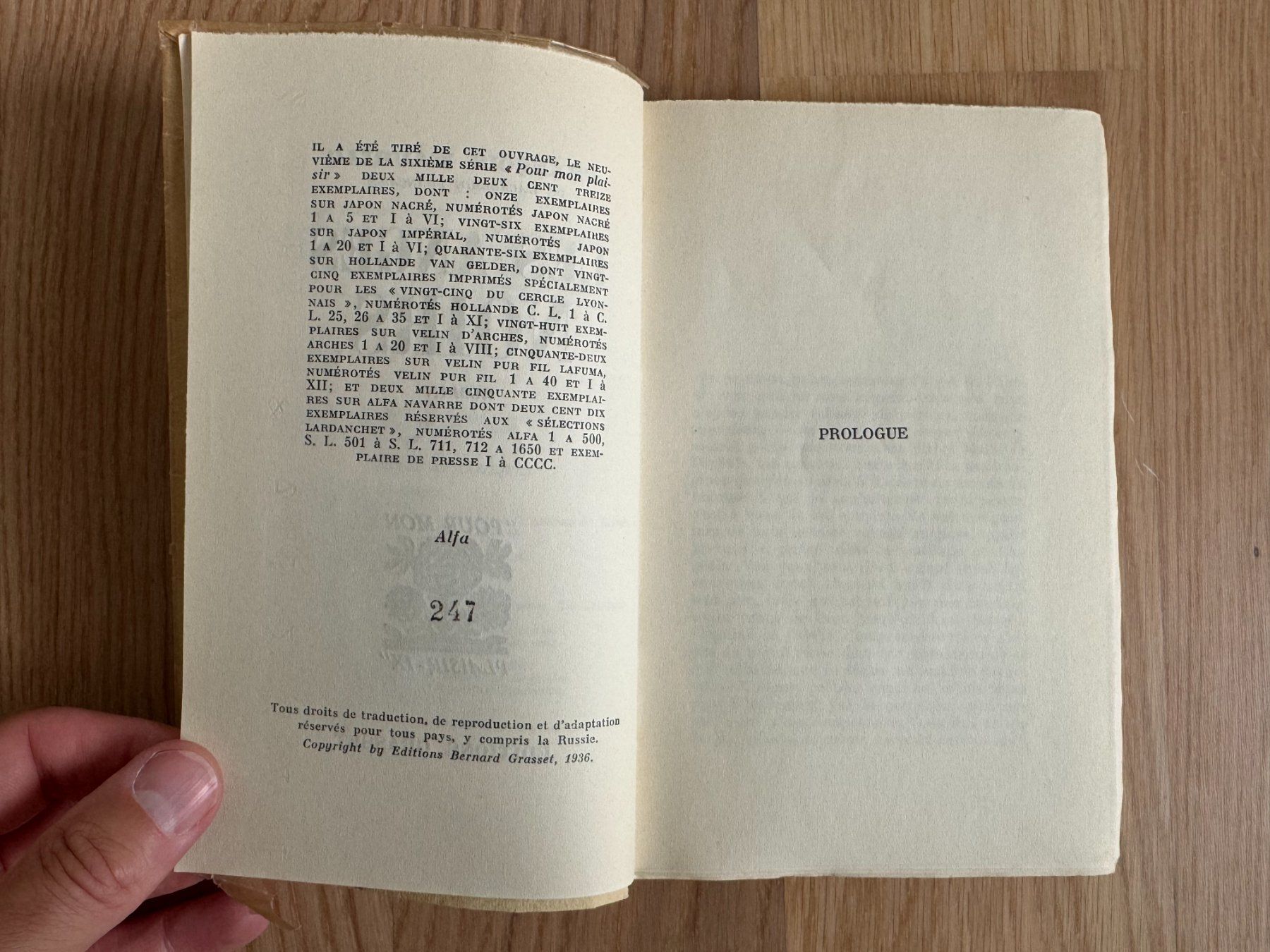 Libri: François Mauriac - Les Anges Noirs - Éditions Grasset – Usato da Boppelsen venduto da Xavierm 2