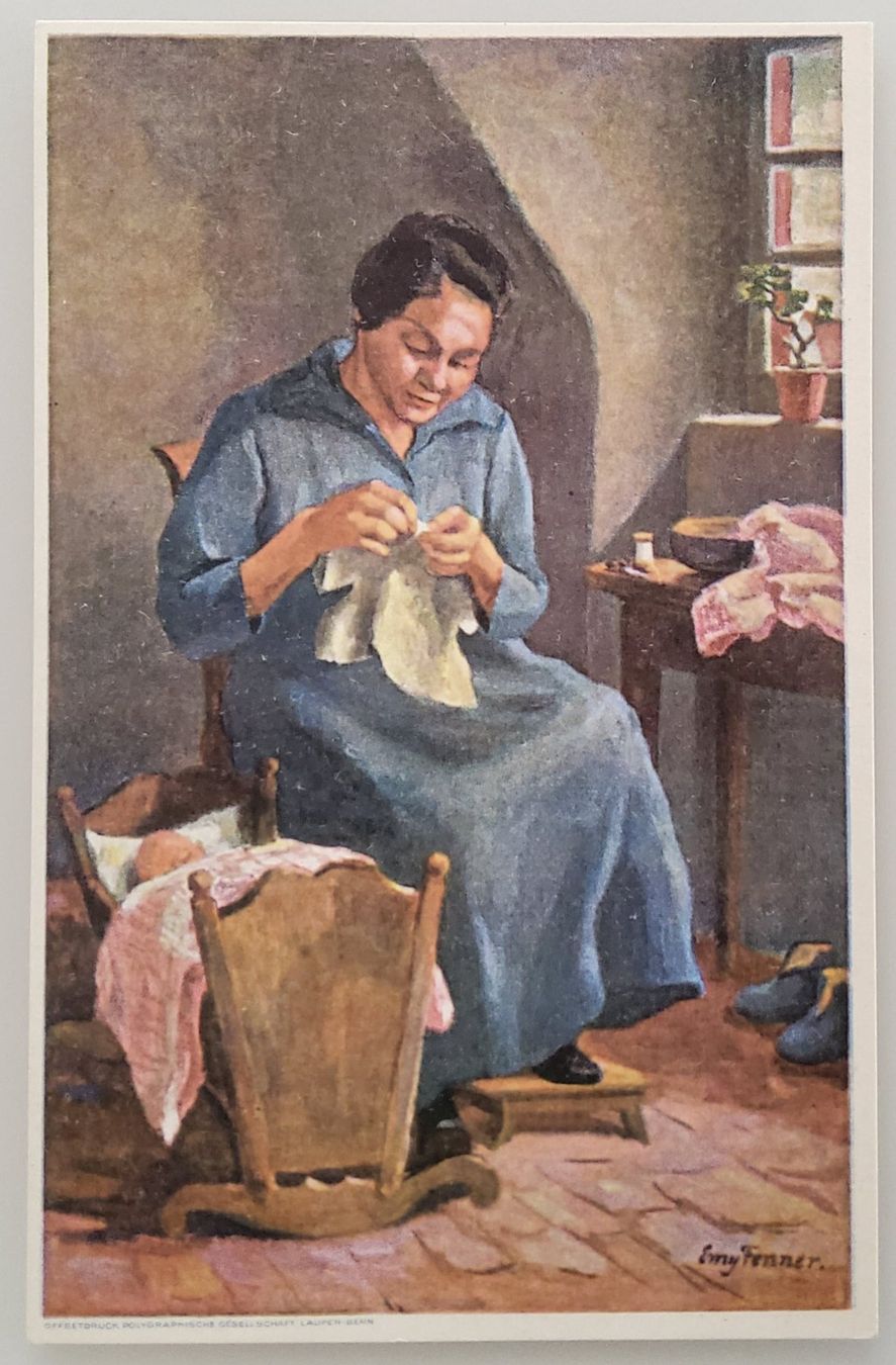 Tutti i francobolli: Bundesfeierpostkarte Nr.44 - 1926 - Mutter mit Wiege – Nuovo (secondo la descrizione) da Buchrain venduto da mue_kru