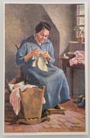 Bundesfeierpostkarte Nr.44 - 1926 - Mutter mit Wiege