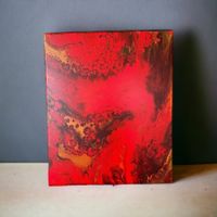 Gemälde „Lavafluss“ 50x60 Einzelstück